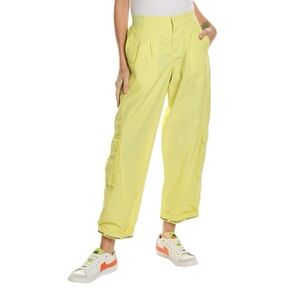 We movement by free people neon green pants size medium NWOT
